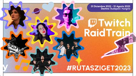 Twitch Raid Train Ruta Sziget 2023