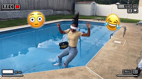 I Made My Girlfriend Get Dressed To Push Her In Swimming Pool Revenge Prank Bad Idea Youtube