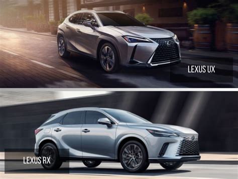 Lexus Ux Vs Rx Lexus Suv Differences Darcars Lexus Of Englewood