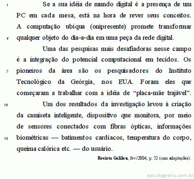 Rela O S Id Ias E Aos Aspectos Gramaticais Do Texto