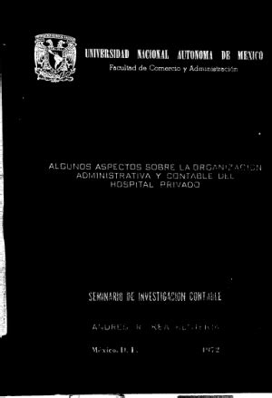 Investigacion Algunos Aspectos Sobre La Organizacion Administrativa Y