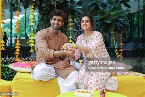 Indian Actors Ridhi Dogra And Akshay Dogra Celebrate Raksha Bandhan