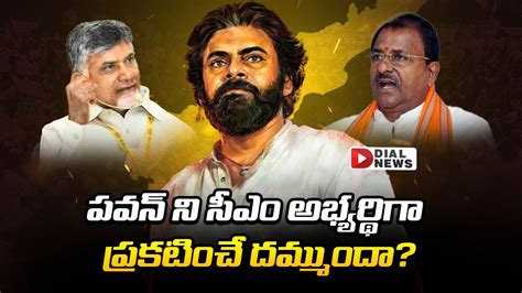 పవన్ ని సీఎం అభ్యర్థిగా ప్రకటించే దమ్ముందా Pawan Kalyan As Cm