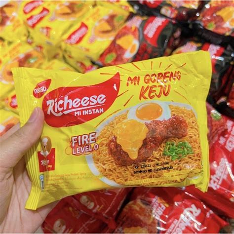 Jual Cod Mie Richeese Goreng Mie Ramen Keju Pedas Fire Level