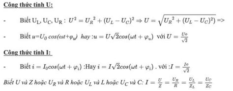 Công thức tính cường độ dòng điện hiệu dụng Bí quyết ứng dụng và