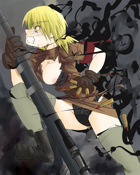 Rule 34 Blonde Hair Bra Hellsing Hellsing Ultimate Highres Panties