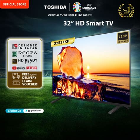 Promo Toshiba LED TV HD Smart TV 32 32E31KP Cicil 0 3x Jakarta