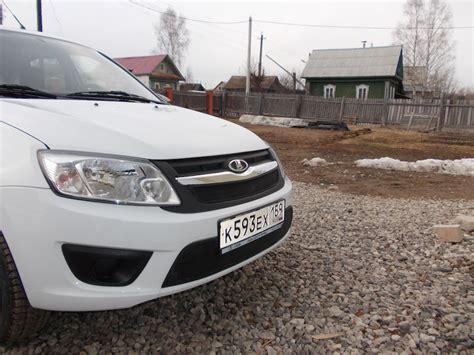 Защита радиатора — Lada Гранта Лифтбек (1G), 1,6 л, 2015 года | тюнинг ...