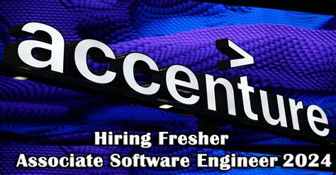 Accenture Jobs For Freshers 2024 For Associate Software Engineer ASE