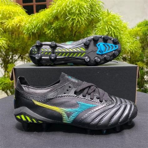 Jual Sepatu Bola Mizuno Morelia Neo Beta Leather Black Cyber Pack Di