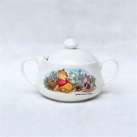 Winnie The Pooh Porcelain Sugar Pot Hobbies Toys Memorabilia