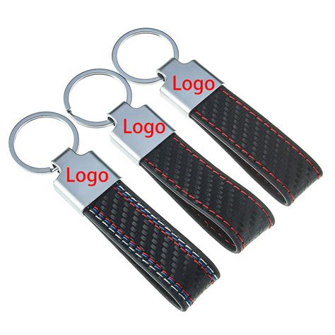 Custom Promotional Items Leather Key Chain Car Decoration China Car