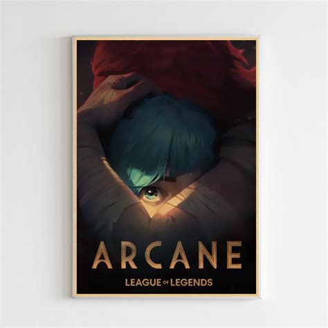 Arcane Retro Poster, Jinx Wall Art, Tv Series Vintage Print, Gift for ...