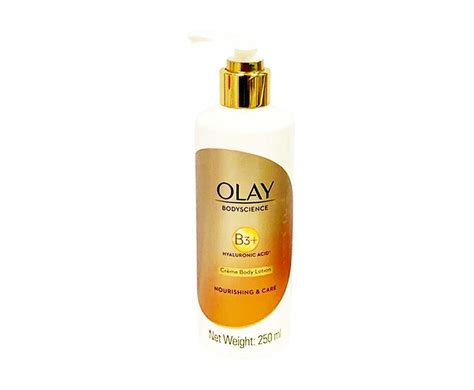 olay bodyscience  hyaluronic creme body lotion nourishing care ml