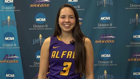 Alfred University Womens Basketball Chloe Kottwitz Youtube