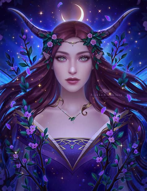 Artstation Taurus Riikka Sofia Riekkinen Fantasy Art Women