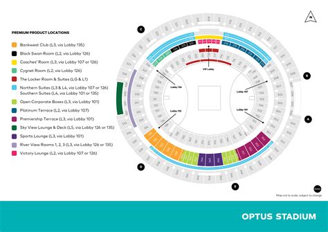 Optus Stadium Map