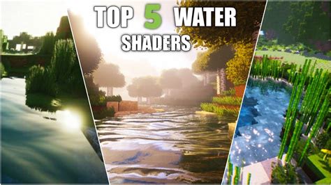 Top 5 Best Realistic Water Shaders Mcpe 1 18 No Lag YouTube