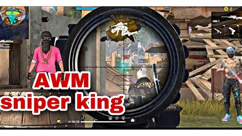 AWM SNIPER KING Squad Vs Squad AWM SNIPER Shot Solo Vs Squad Free Fire