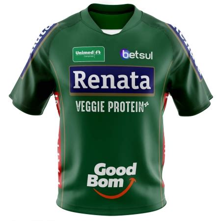 Camisa Oficial Vôlei Renata 2021 Masculina Veggie Protein ShopVôlei