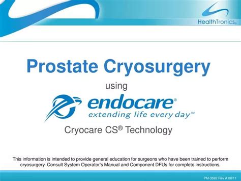 PPT - Prostate Cryosurgery PowerPoint Presentation, free download - ID ...