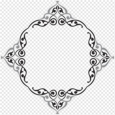 Arabic Calligraphy Circle Vector Arabic Pattern Png Moslem Selected