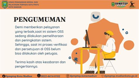 Maintenance Sistem OSS RBA DPMPTSP KOTA MADIUN