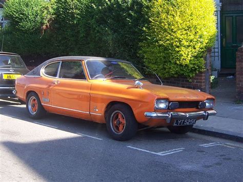 Orange Capri Ford Capri Capri Old Cars