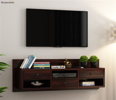 Buy Snapple Wall Mount Compact Tv Unit (Walnut Finish) at 34% OFF ...