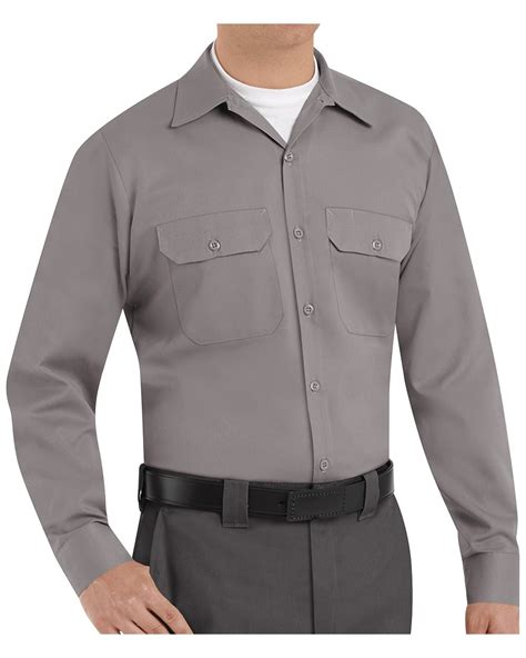 Red Kap St52 Utility Long Sleeve Work Shirt