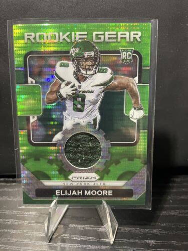 Panini Prizm Rookie Gear Neon Green Pulsar Prizm Rg Elijah