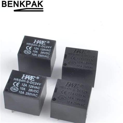 relay JQC 3F T73 HRS4H S DC 5V/9V/12V/24V JQX 14FF3 relais 5PIN pcb ...