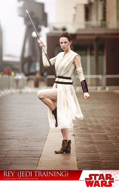 Star Wars The Rise Of Skywalker Rey Cosplay Costume For Adult White Outfit Halloween Carnival