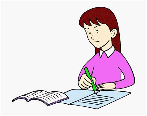 Person Writing A Letter Clipart Person Writing Clipart Hd Png