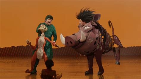 James Corden And Tom Cruise Playing Timon And Pumbaa In The Lion King