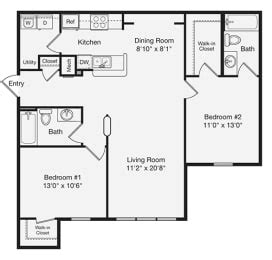 Floor Plans of The Grove at Cary Park in Cary, NC