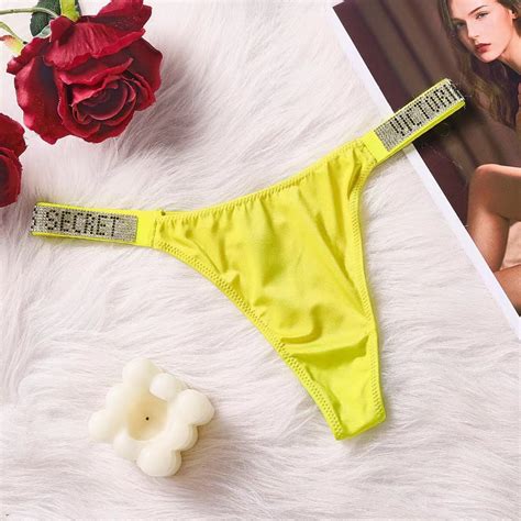 Victoria Lingerie HOT Calcinha Sexy Sem Costura Feminina Letra De Luxo