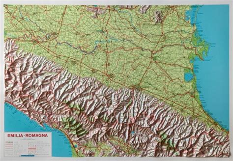 Emilia Romagna Relief Map