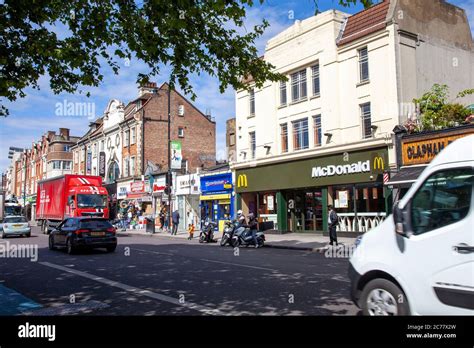 Clapham Common High Street London UK Stock Photo Alamy