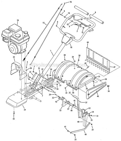 Craftsman Hp Rear Tine Tiller Transmission Diagram Craft