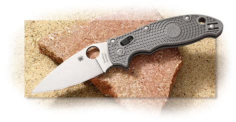 Spyderco Manix 2 Lightweight Maxamet - Gray | AGRussell.com