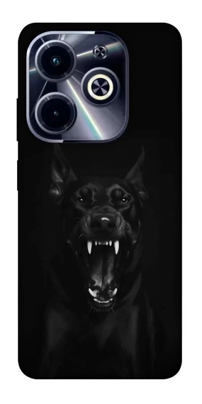 Чохол на Infinix Hot 40i Доберман Купити за ціною 289 грн Замовляйте зараз на Frontalka ua