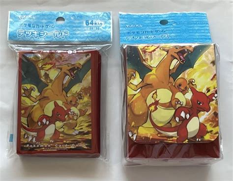 ポケモンカード 進化の系譜 リザードン デッキケース＆デッキシールド 未開封新品 メルカリ