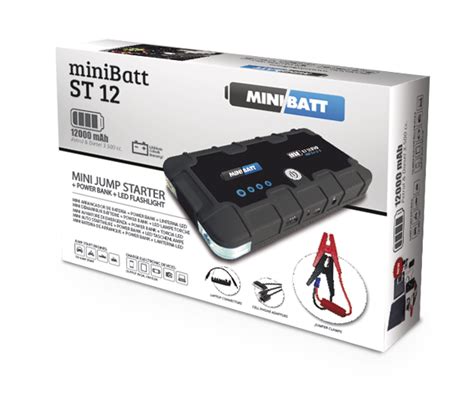 Minibatt Booster Ou Arrancador Para Baterias Tudauto