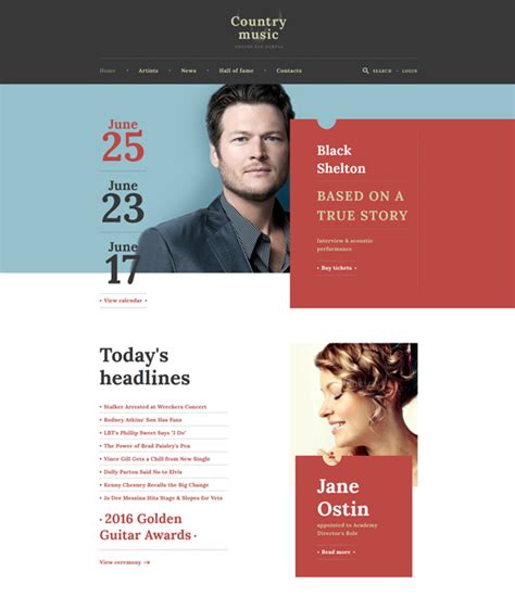 Bootstrap Music Website Templates for Musicians, DJs, Singers, And Bands | Site Bloom