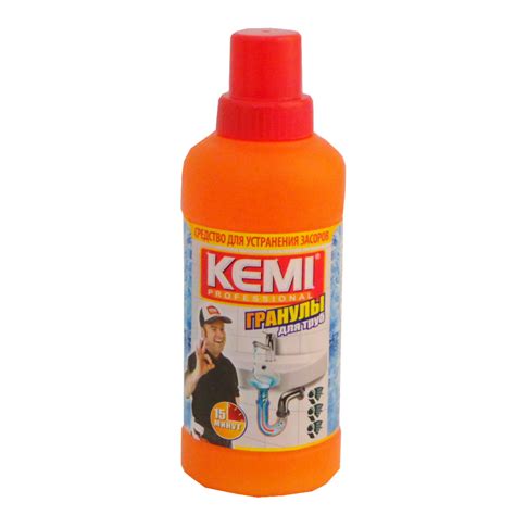Средство «Kemi Professional» для удаления засоров ,гранулы, 500 г ...