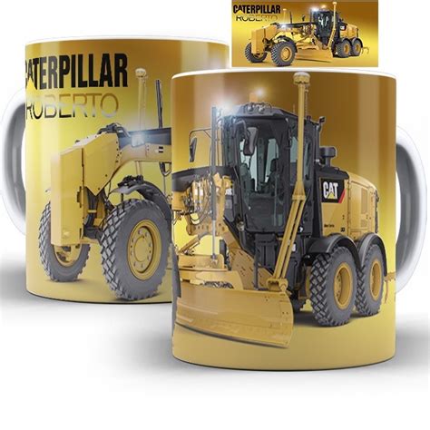 Caneca Personalizada Caterpillar Patrola Motoniveladora Shopee Brasil