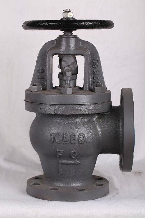 Marine Cast Iron Angle Valve JIS F7306 5k China Trading Company