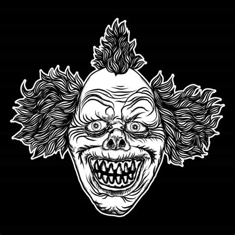 50+ Evil Clown Face Paint Background Illustrations, Royalty-Free Vector ...