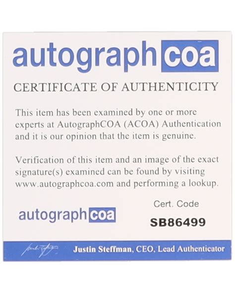 Fergie Signed 8x10 Photo ACOA Pristine Auction